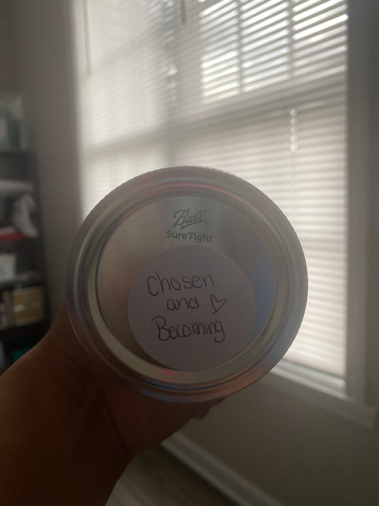 Chosen and Becoming Prayer Jar
